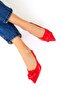 Classic Red Women's Heeled Shoes - 19489 - 3