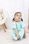 طقم علوي وسفلي مطبوع عليه Hello Summer للفتيات - 8