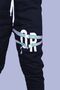 Or Printed Boy's Black Sweatpants with Elastic Waist Detail and Double Pockets - 4