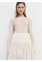 Elastic Panel A-Line Skirt - 6