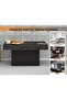 Modern Square Coffee Table - Durable, Space-Saving, Easy Maintenance - Black Grigia - 2