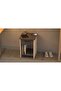 Modern Nightstand with Drawer & Open Shelves, Lightweight, Easy Assembly - Anthracite/White - 3