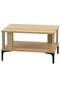 Modern Coffee Table with Storage Shelf - Durable, Space-Saving, Easy Maintenance