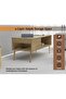 Modern Grey Oak Coffee Table with Storage - Durable, Space-Saving, Easy Maintenance - 4