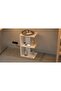 E-Shape Night Stand with USB Ports & 3 Open Shelves - Easy Assembly, Lightweight, White - 3
