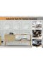 Modern Coffee Table with USB Port, Storage Shelf, Grey Bardolino Oak - Stylish & Durable - 2