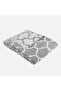 Damask Design Double Sided Jacquard Linen Cotton Woven King Size 240x260cm Pique Bedspread - 8