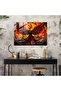 Mythology Glass Print - Rebirth of the Phoenix - Mythology, Glass Art, Rebirth, Phoenix - 2