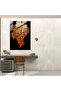 Africa Centred Map Glass Print - Afro, Wall Decoration, Glass Wall Art, African Continent - 3