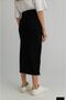 Starry Stone-Wash Women's Slit Midi Denim - 3