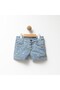 Girl's 1-4 Years Old Floral Embroidered Denim Shorts