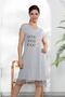 Good Vibes Gray Color Nightgown Dress