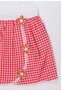 Baby Girl Summer Dress Lace Detailed Checkered Dress - 4