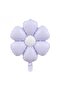 Lilac Daisy Foil Balloon Macaron - 75 cm