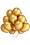 12 Inch Metallic Gold Balloon Pack of 10 - 2