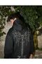 Crystalline Silver Skeleton Hoodie