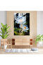 Realistic Glass Sculpture, Flower Blossom Glass Wall Art, Garden Theme, Glass Art - 3