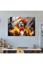 Cheerful Circus Glass Print, Circus, Circus Glass Print, Oil Painting on Canvas - 3