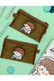 Brown Astronaut Kids Transparent Bag / Pencil Case - 4