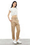 Women's Belted Pants with Buckle and Side Pockets Pt9112 - 3