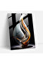 Glass Art Sculpture, Contemporary Curved Glass Home Decor, Realistic Glass Sculpture