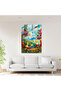 Abstract Glass Print: Simpson Family Picnic, Simpsons, Home Decor, Picnic - 2