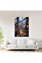 Oppenheimer Glass Wall Art, City Nights, Oppenheimer, Home Decor, Night - 2