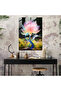 Realistic Glass Sculpture: Flower Garden Glass Print, Realistic Glass Sculpture - 3