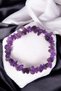 Amethyst Bracelet Amethyst Stone Bracelet Flexible Cord Fits Any Wrist Natural Stone Bracelet - 4
