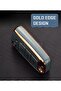 Luxury Golf 7 Golf 7.5 Tiguan Polo Compatible Nano Key Protection Case Gray Gold Gold Color 1st Quality - 3