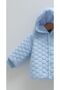 Men's Baby Quilted Coat with Hood 100% Cotton - 3