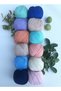 Baby Cotton Amigurumi, Punch, Hand Knitting Thread, 12 Pieces, Taka Yarn (SET 6) - 4