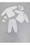 Unisex newborn baby cotton hospital outfit set bodysuit set - 2