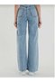 Women's High Waist Lycra High Waist Wide Leg Loose Wide Leg Jeans - 5