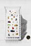 Let's Learn Animals Patterned Baby Duvet Cover Set with Sheets TLABN-109
