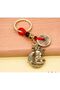 Feng Shui Abundance Luck Dragon 5 Chinese Coins Keychain