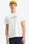 Relaxed Fit Short Sleeve Graphic Men's White T-Shirt 16143-1487 - 4