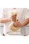Organic Circle Draining Cloth Washable Linen Cloth Natural (2 sizes, 1 piece) - 2