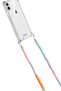 Lilac Colorful 110 cm Hand Knitted Phone and Bag Strap - 4