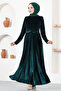 Emerald Velvet Dress - ASM2653 - 3