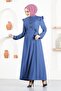 Belted Dress ASN129 Indigo - 3