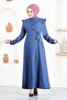 Belted Dress ASN129 Indigo - 2