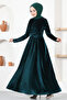 Emerald Velvet Dress - ASM2653 - 2