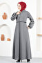 Buttoned Ferace MSL19045 Gray
