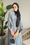 Drawstring Sleeves Mint Abaya - 4