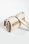 Cream Tan Medium Size Thick Strap Daily Crossbody Women's Shoulder Bag 6009MH - 3