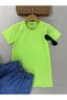 Women's Short Sleeve Crew Neck Viscose Body Athlete T-Shirt Pistachio Green