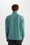 StAnd CollAr Zippered Oversize SweAtshirt - Printed A5803ax23au - 6