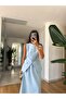 Asymmetrical Vest and Long Skirt Set - Pearl Button Detail - 3