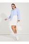 Plus Size Oversized Button Down Shirt with Logo Detail - 2